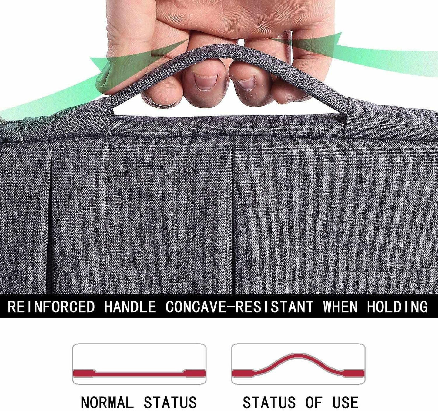 Sleek Nylon Fabric Laptop Bag Cover